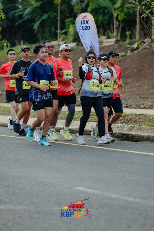 Race photo from CISANGKAN KBP CITY RUN 2025