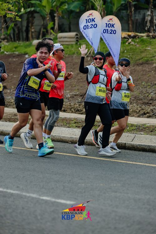 Race photo from CISANGKAN KBP CITY RUN 2025