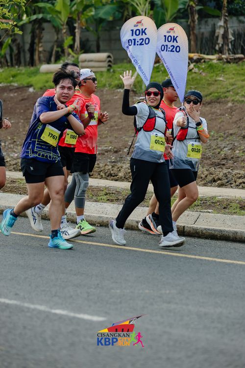 Race photo from CISANGKAN KBP CITY RUN 2025