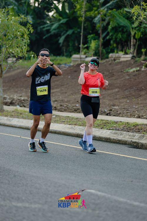 Race photo from CISANGKAN KBP CITY RUN 2025