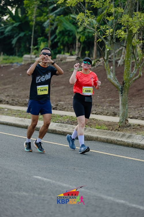 Race photo from CISANGKAN KBP CITY RUN 2025