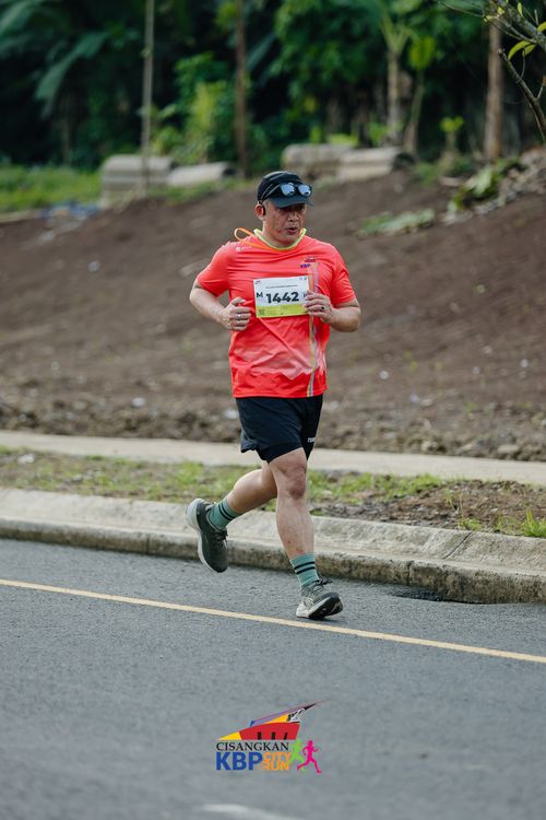 Race photo from CISANGKAN KBP CITY RUN 2025