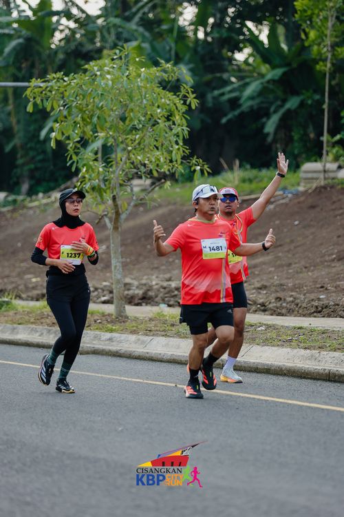 Race photo from CISANGKAN KBP CITY RUN 2025