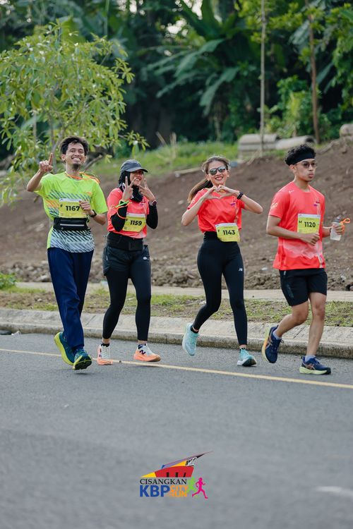 Race photo from CISANGKAN KBP CITY RUN 2025