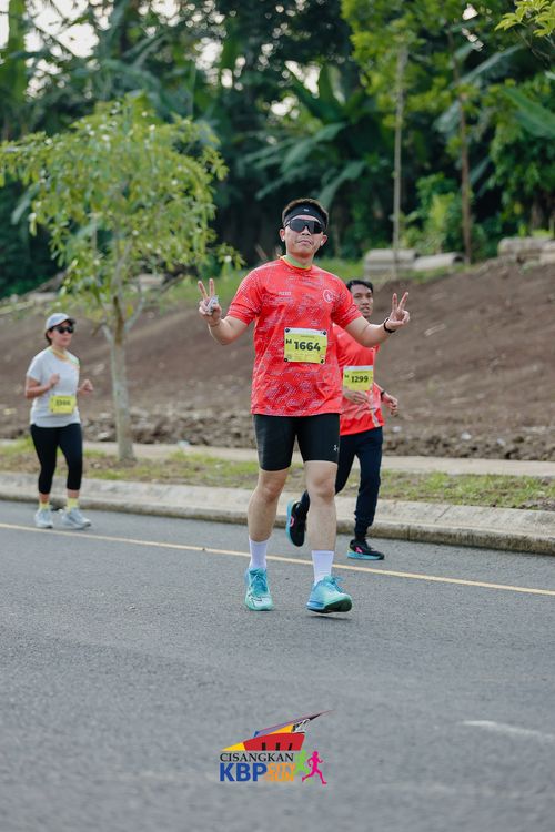Race photo from CISANGKAN KBP CITY RUN 2025