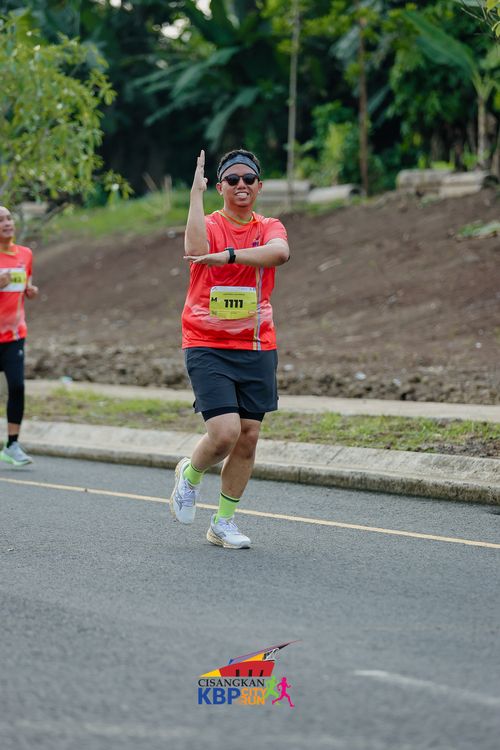 Race photo from CISANGKAN KBP CITY RUN 2025