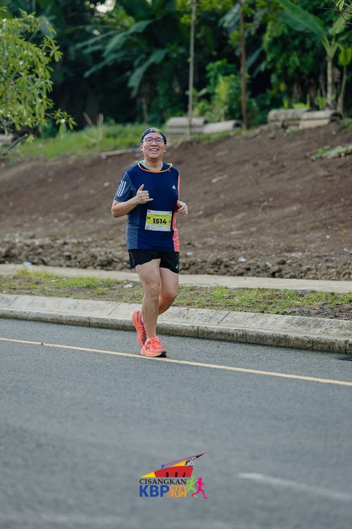 Race photo from CISANGKAN KBP CITY RUN 2025