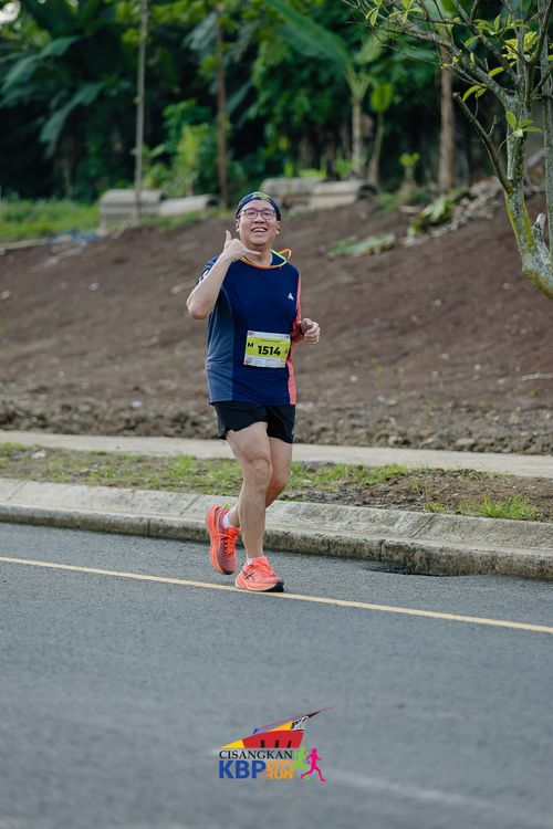 Race photo from CISANGKAN KBP CITY RUN 2025