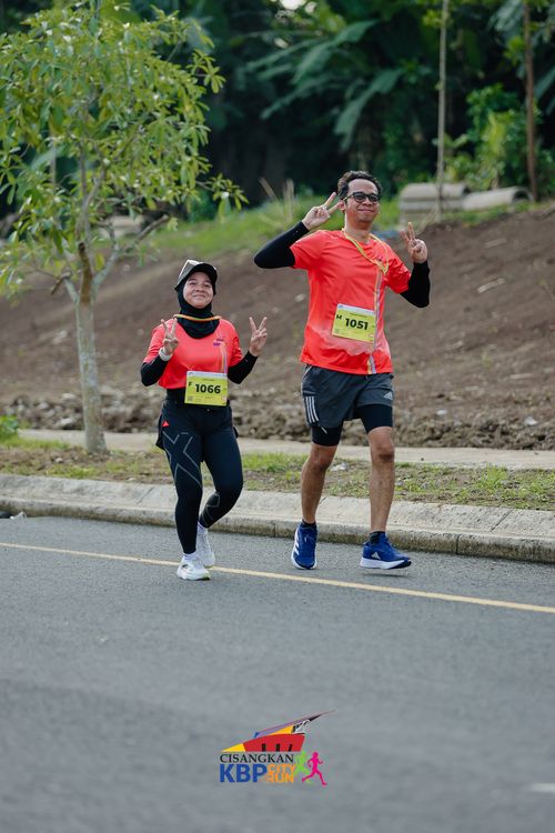 Race photo from CISANGKAN KBP CITY RUN 2025
