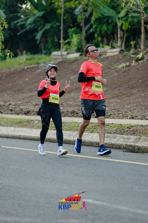 Race photo from CISANGKAN KBP CITY RUN 2025