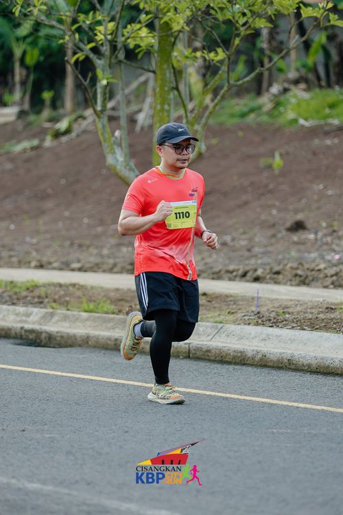 Race photo from CISANGKAN KBP CITY RUN 2025
