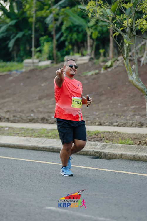 Race photo from CISANGKAN KBP CITY RUN 2025