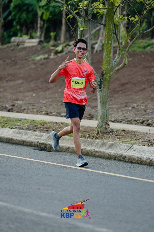 Race photo from CISANGKAN KBP CITY RUN 2025