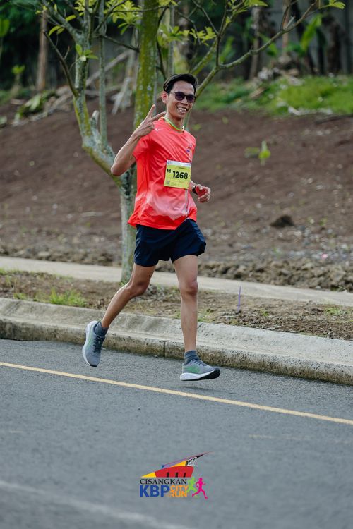 Race photo from CISANGKAN KBP CITY RUN 2025