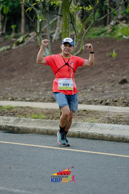 Race photo from CISANGKAN KBP CITY RUN 2025