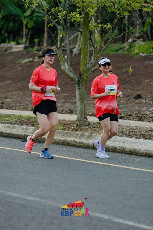 Race photo from CISANGKAN KBP CITY RUN 2025
