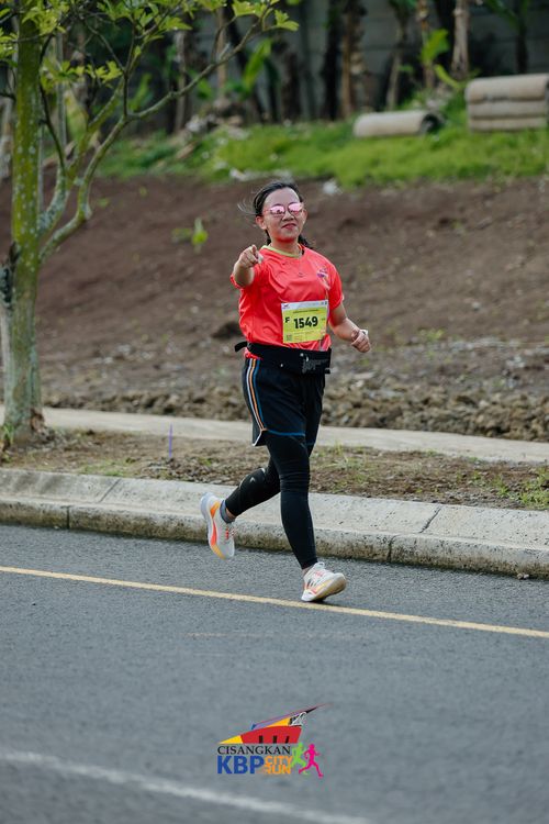 Race photo from CISANGKAN KBP CITY RUN 2025