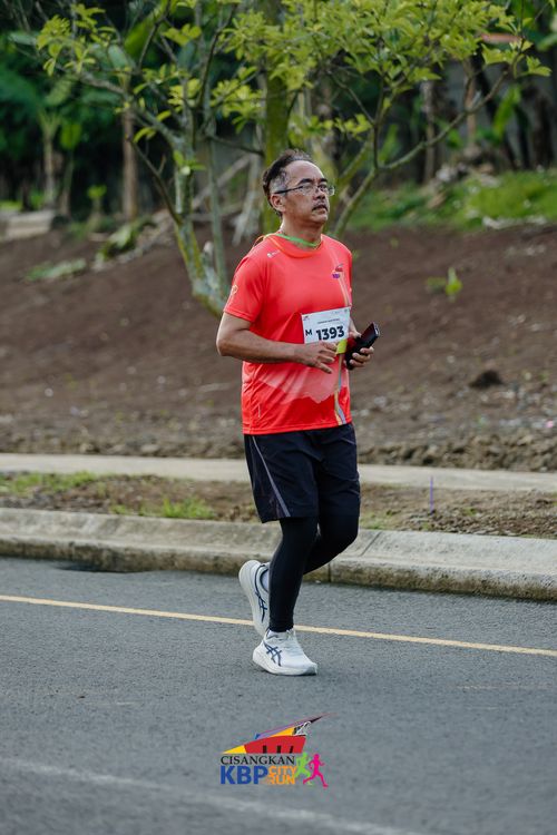 Race photo from CISANGKAN KBP CITY RUN 2025