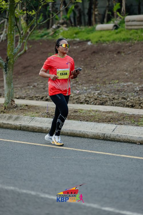 Race photo from CISANGKAN KBP CITY RUN 2025