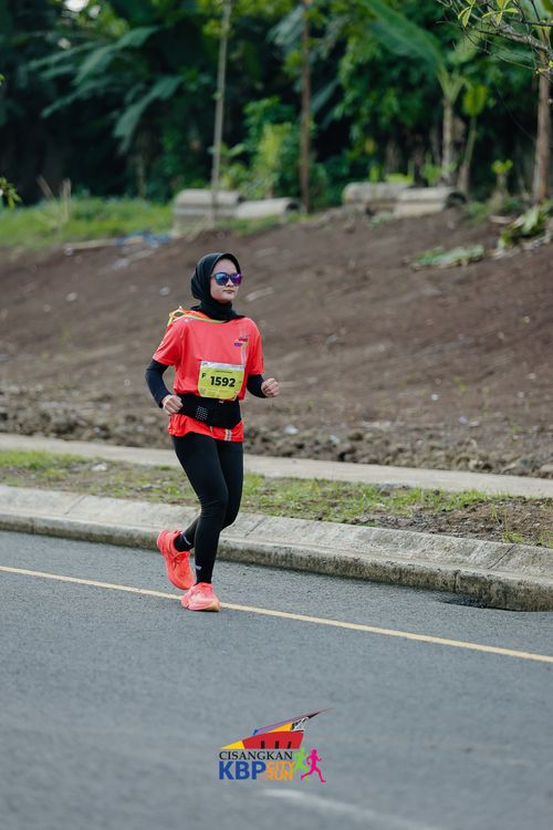 Race photo from CISANGKAN KBP CITY RUN 2025