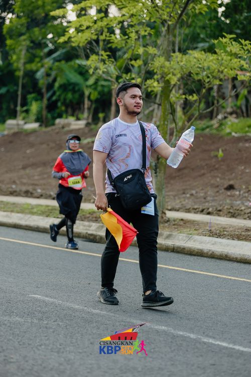 Race photo from CISANGKAN KBP CITY RUN 2025