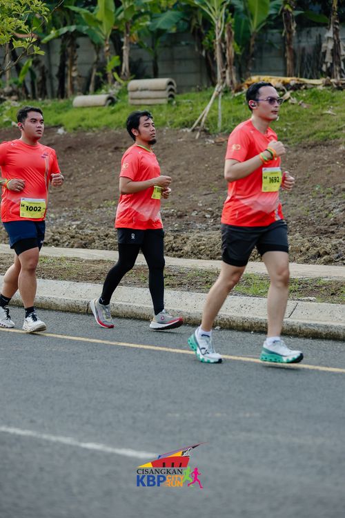 Race photo from CISANGKAN KBP CITY RUN 2025