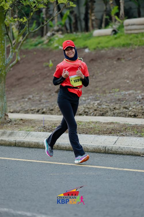 Race photo from CISANGKAN KBP CITY RUN 2025