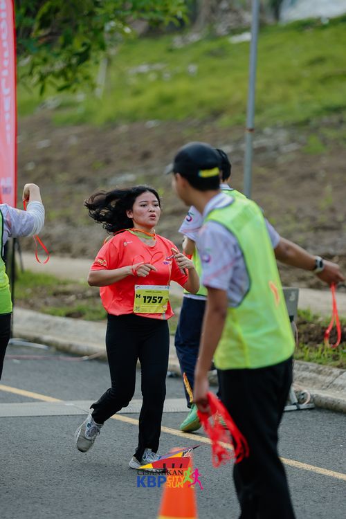 Race photo from CISANGKAN KBP CITY RUN 2025