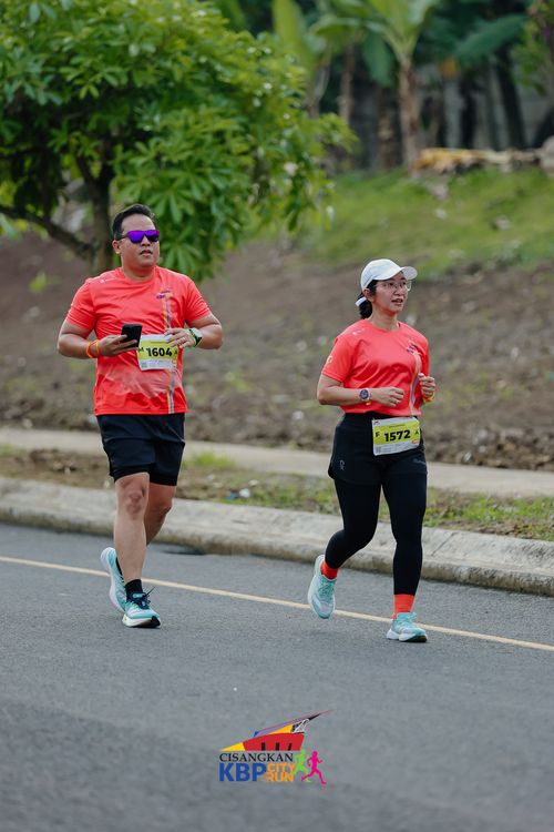 Race photo from CISANGKAN KBP CITY RUN 2025