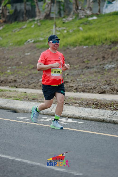 Race photo from CISANGKAN KBP CITY RUN 2025