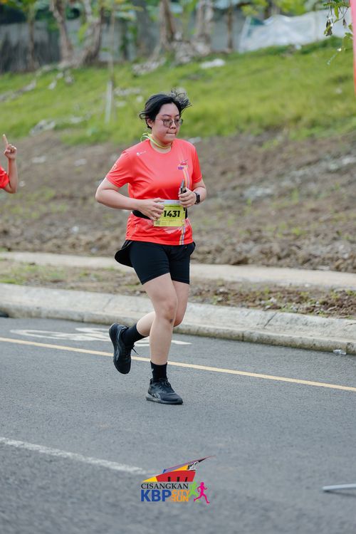 Race photo from CISANGKAN KBP CITY RUN 2025