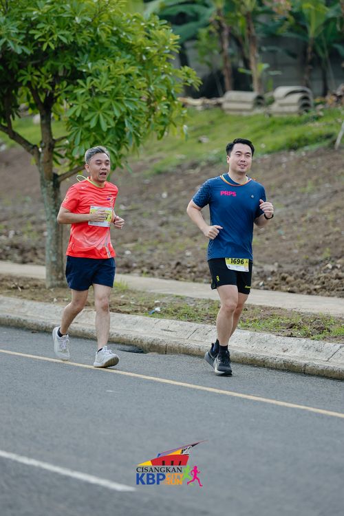 Race photo from CISANGKAN KBP CITY RUN 2025