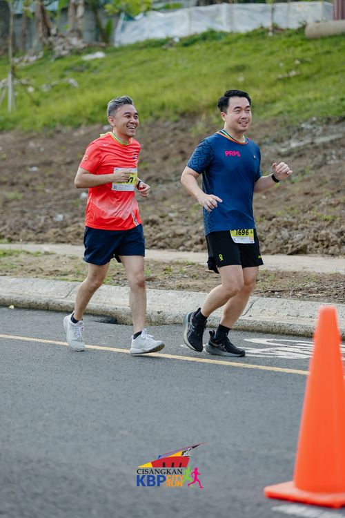 Race photo from CISANGKAN KBP CITY RUN 2025