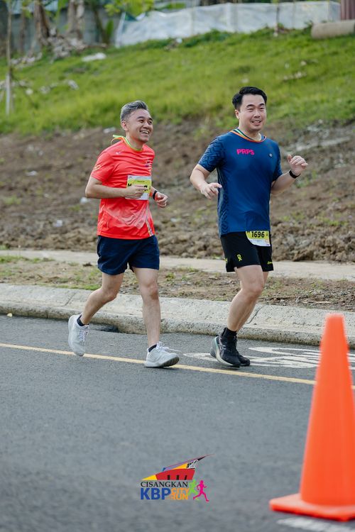 Race photo from CISANGKAN KBP CITY RUN 2025