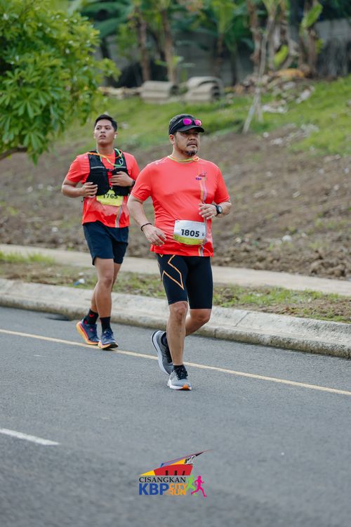 Race photo from CISANGKAN KBP CITY RUN 2025