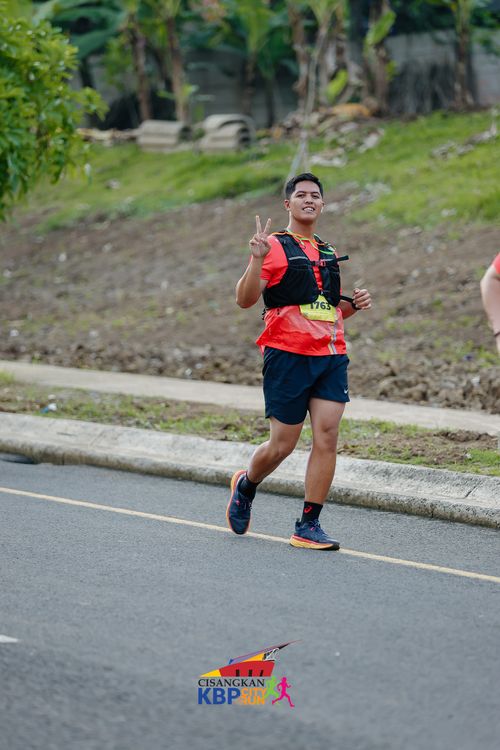Race photo from CISANGKAN KBP CITY RUN 2025
