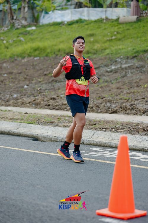Race photo from CISANGKAN KBP CITY RUN 2025