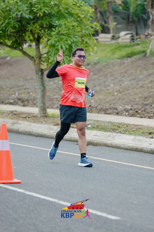 Race photo from CISANGKAN KBP CITY RUN 2025