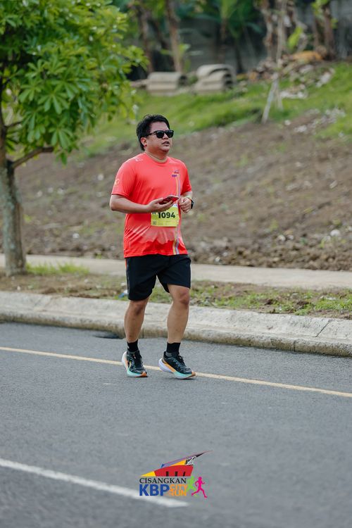 Race photo from CISANGKAN KBP CITY RUN 2025