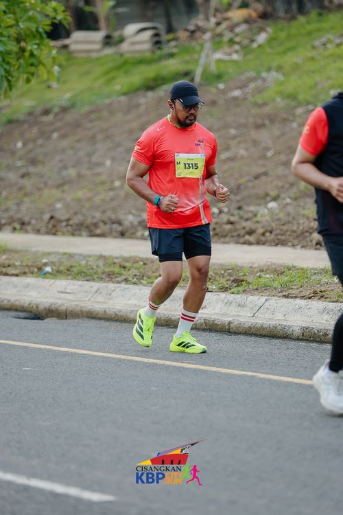 Race photo from CISANGKAN KBP CITY RUN 2025