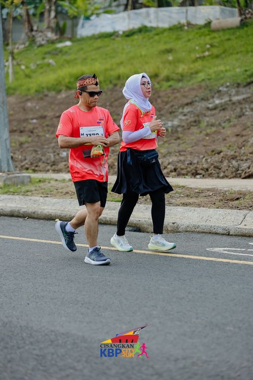 Race photo from CISANGKAN KBP CITY RUN 2025
