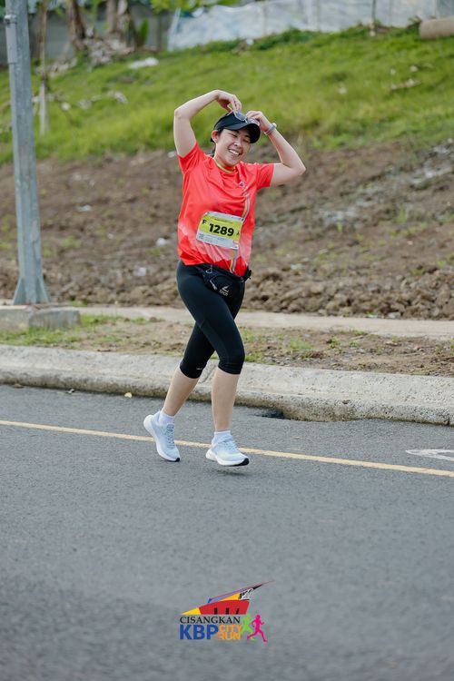 Race photo from CISANGKAN KBP CITY RUN 2025