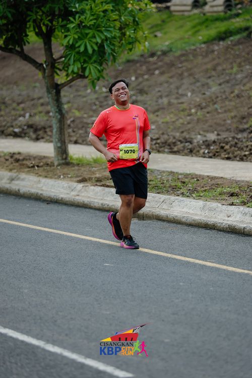 Race photo from CISANGKAN KBP CITY RUN 2025