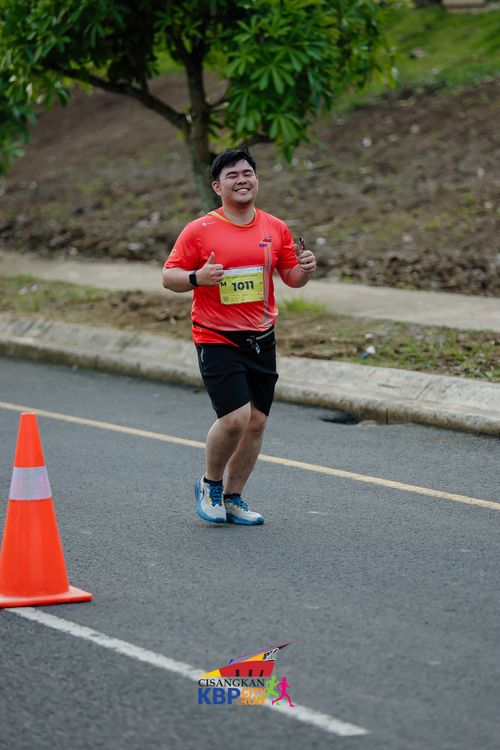 Race photo from CISANGKAN KBP CITY RUN 2025