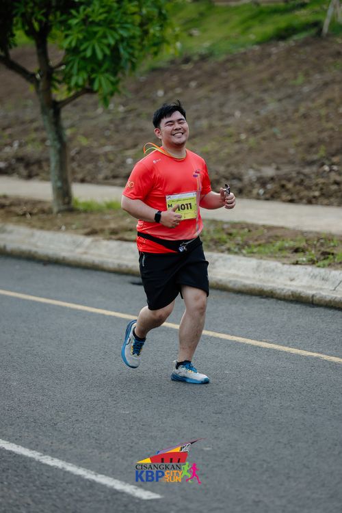 Race photo from CISANGKAN KBP CITY RUN 2025