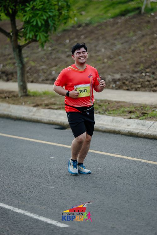 Race photo from CISANGKAN KBP CITY RUN 2025