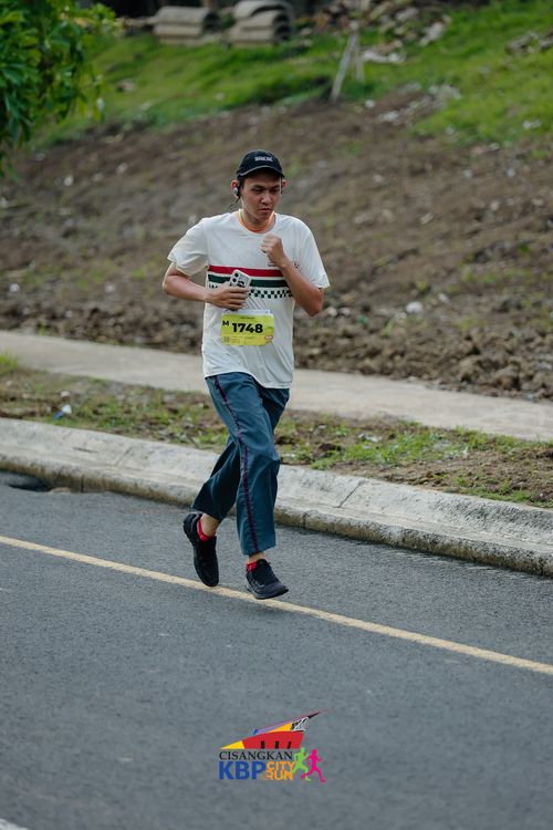 Race photo from CISANGKAN KBP CITY RUN 2025