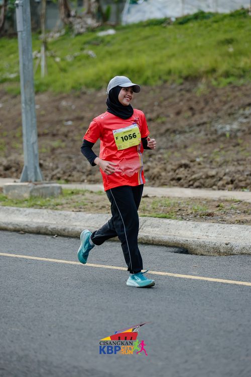 Race photo from CISANGKAN KBP CITY RUN 2025