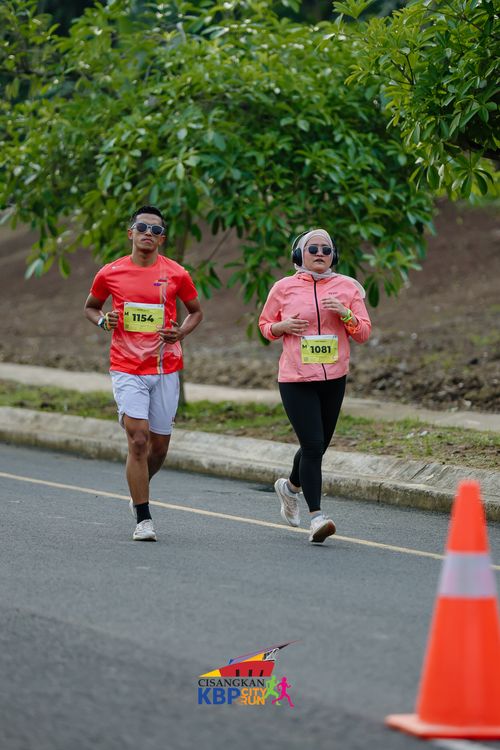 Race photo from CISANGKAN KBP CITY RUN 2025