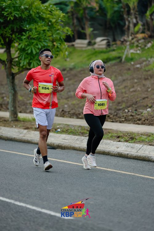 Race photo from CISANGKAN KBP CITY RUN 2025